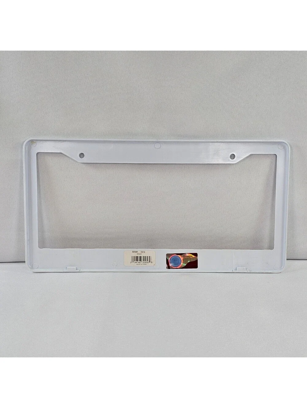 Indiana Hoosiers License Plate Frame Rico Industries White Crimson NCAA IU New